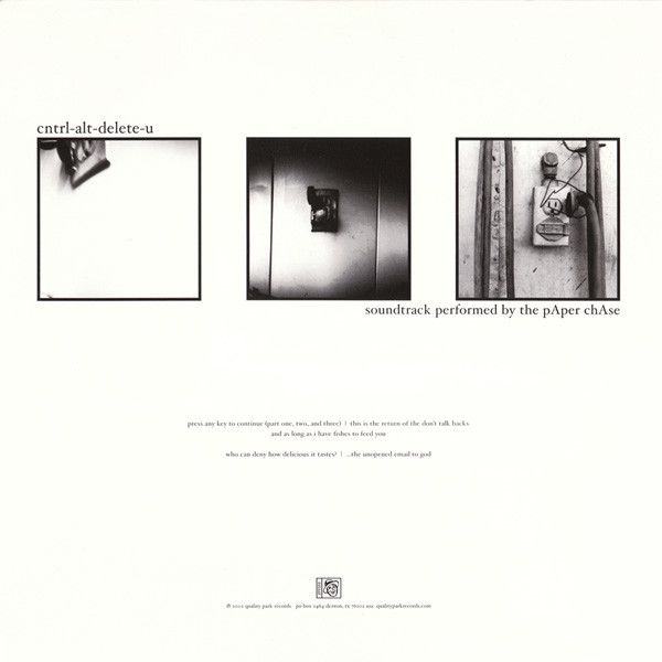 The Paper Chase – Cntrl-Alt-Delete-U