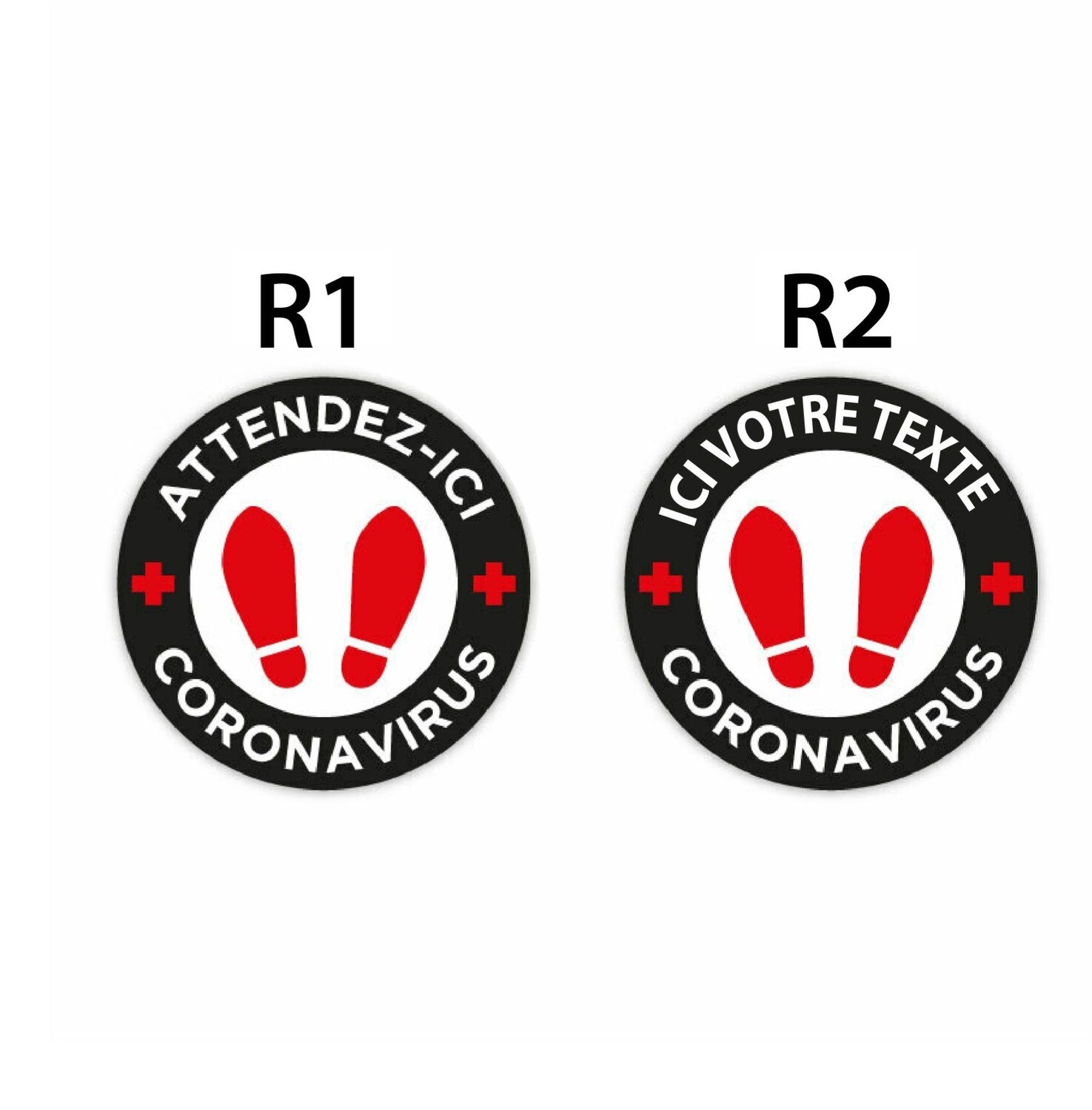 Marquage sol rond (Lot 5 pièces)