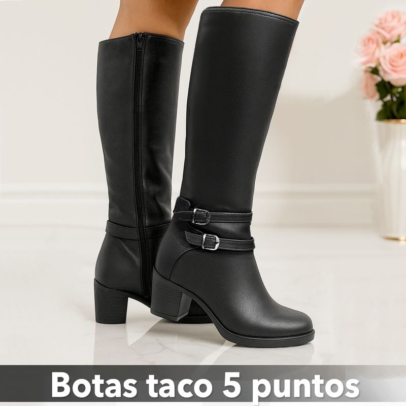 Botas taco 5 puntos (Talla 38)