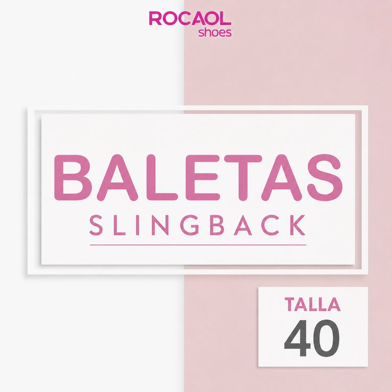 Baletas Slingback 40