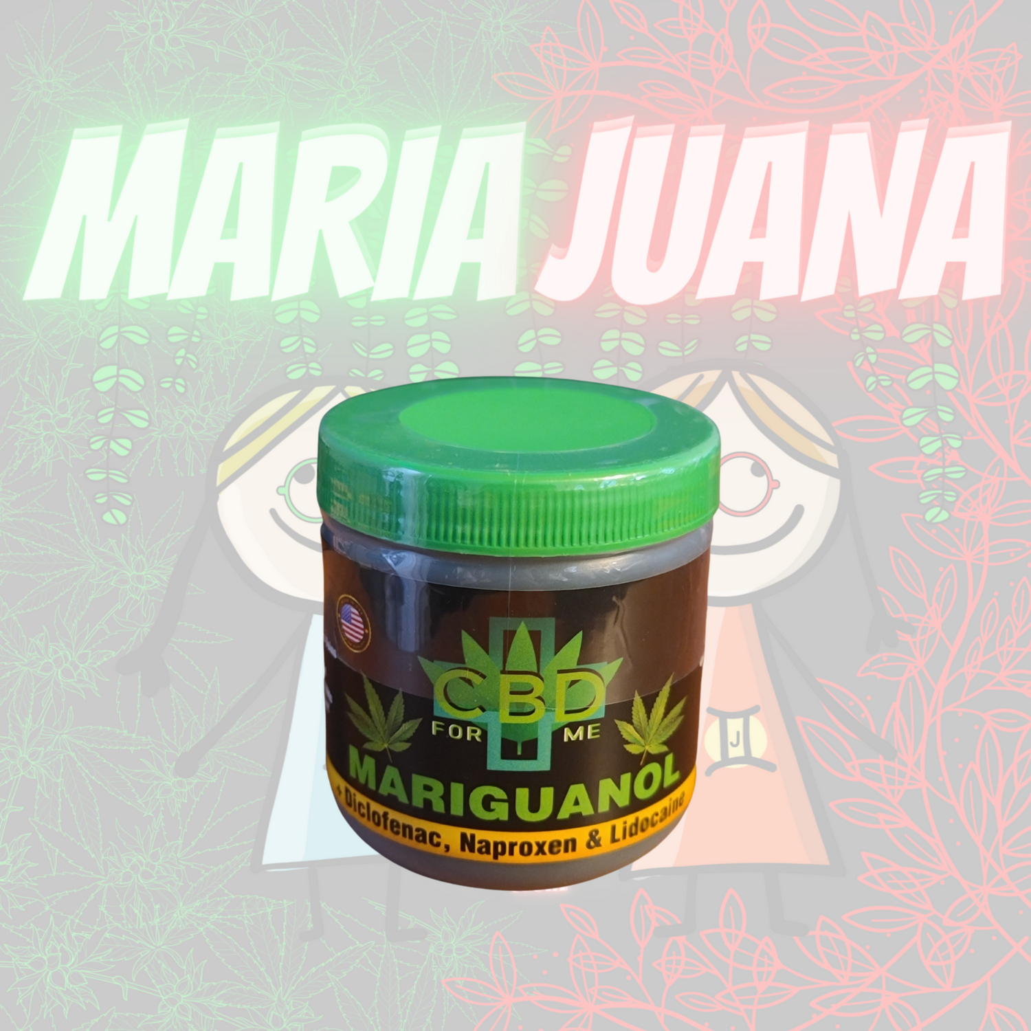 Mariguanol CBD Cooling Gel 125 gms (small jar)