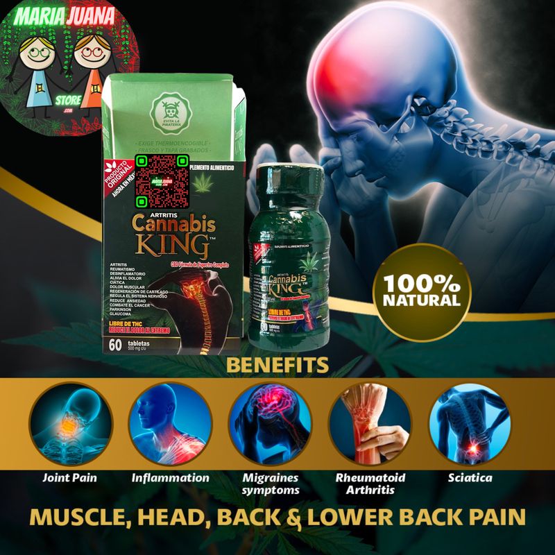 Cannabis King (60 tablets 500 mg ea.)