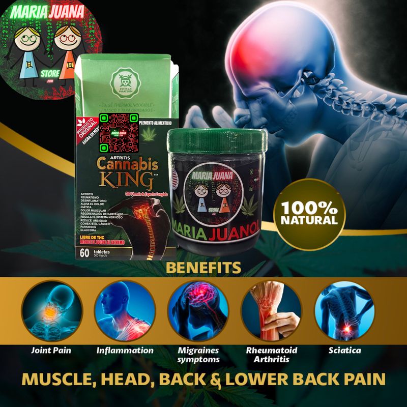 Combo - Cannabis King & MariJuanol Cooling Gel Wholesale 125 gms