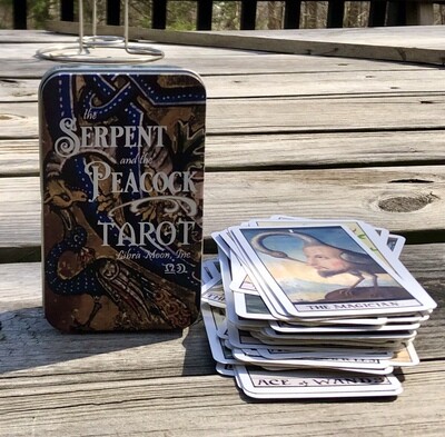 Serpent and the Peacock Tarot in a Tin - First Edition with Borders