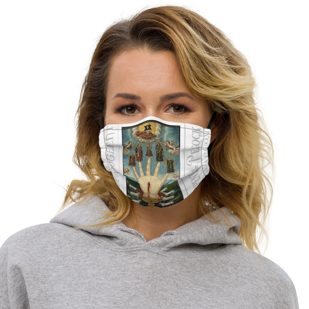 Premium face mask - Tarot;  Judgement