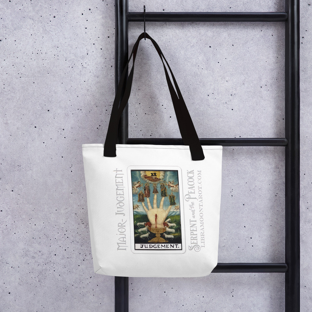 Tote bag - Tarot; Judgement, Color: Black