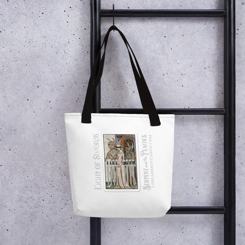 Tote bag - Tarot; Eight of Swords