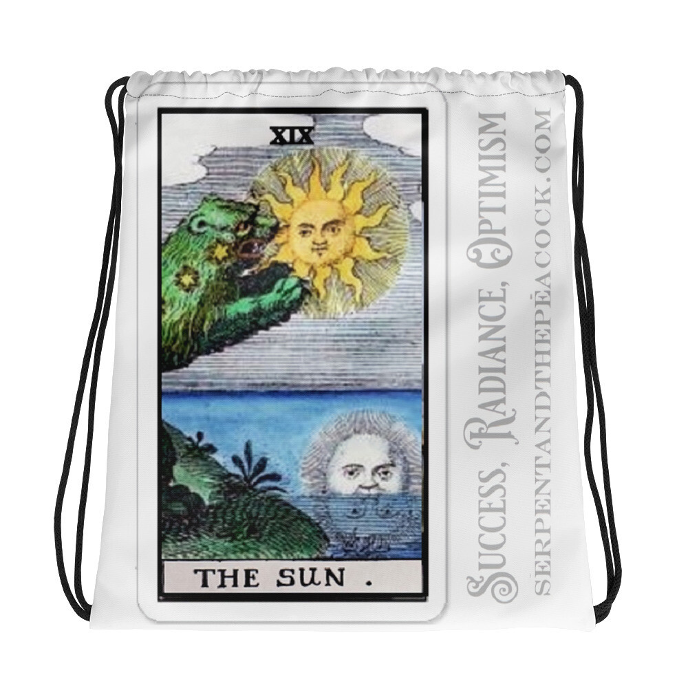 Drawstring bag Tarot the Sun Learn from the Cards