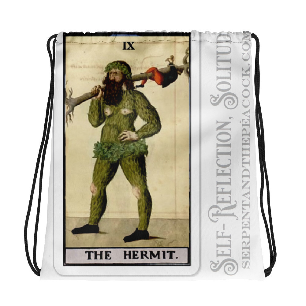 Drawstring bag Tarot the Hermit