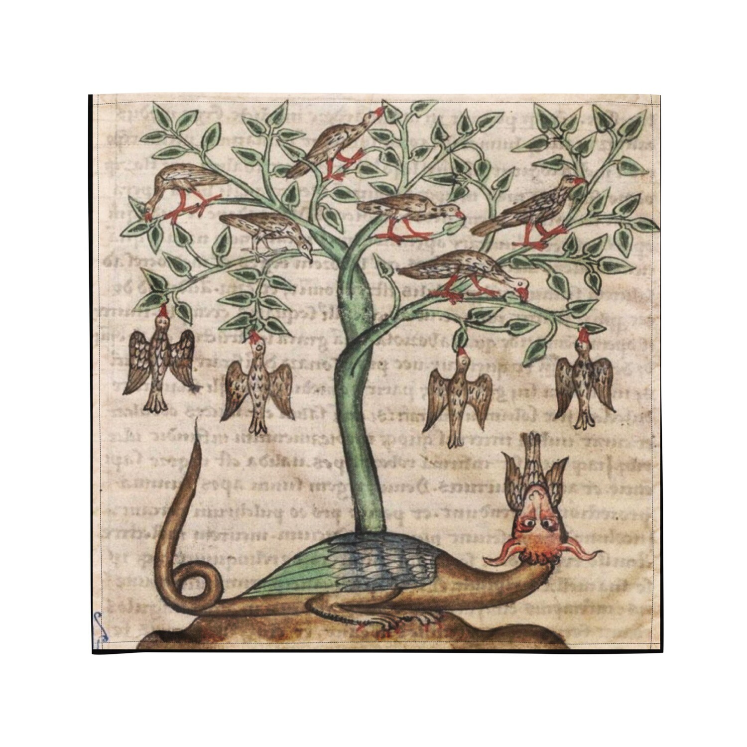 Tarot Cloth Medieval Dragon