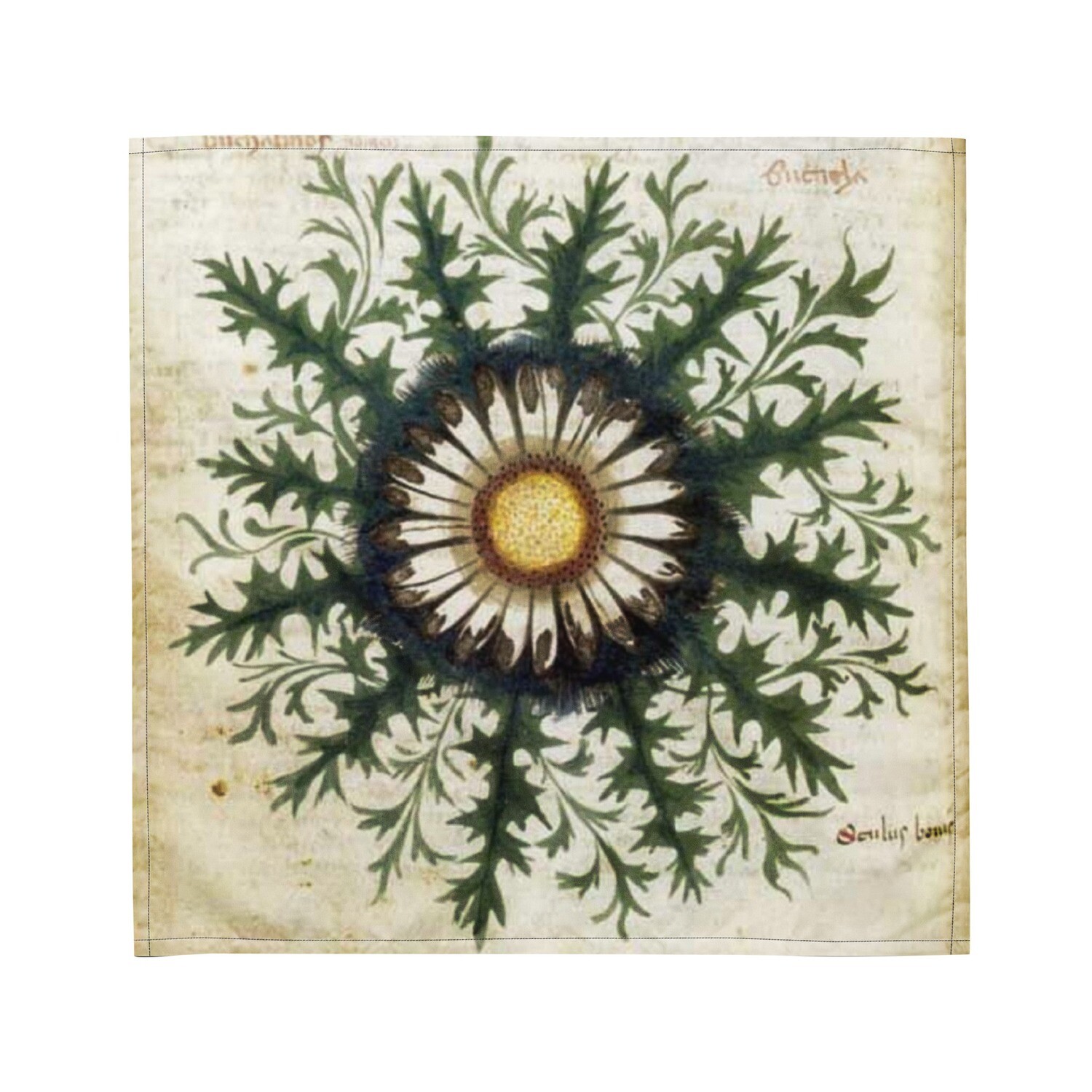 Tarot Cloth Medieval Flower