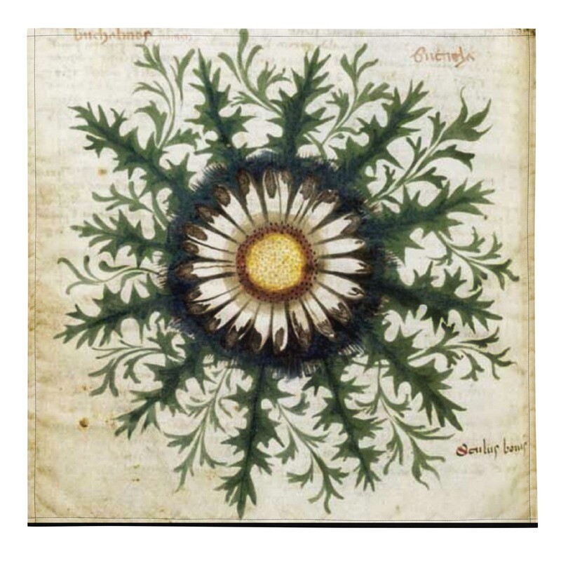 Tarot Cloth Medieval Flower