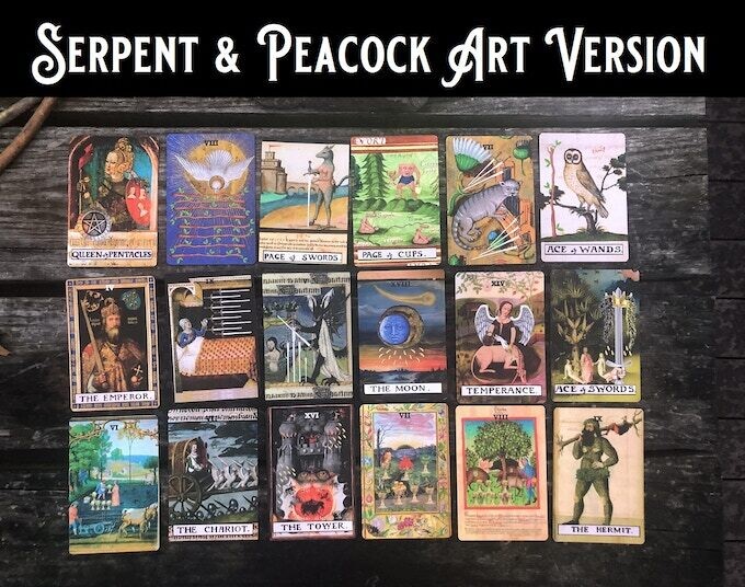 Serpent and the Peacock Tarot - Borderless Art Edition