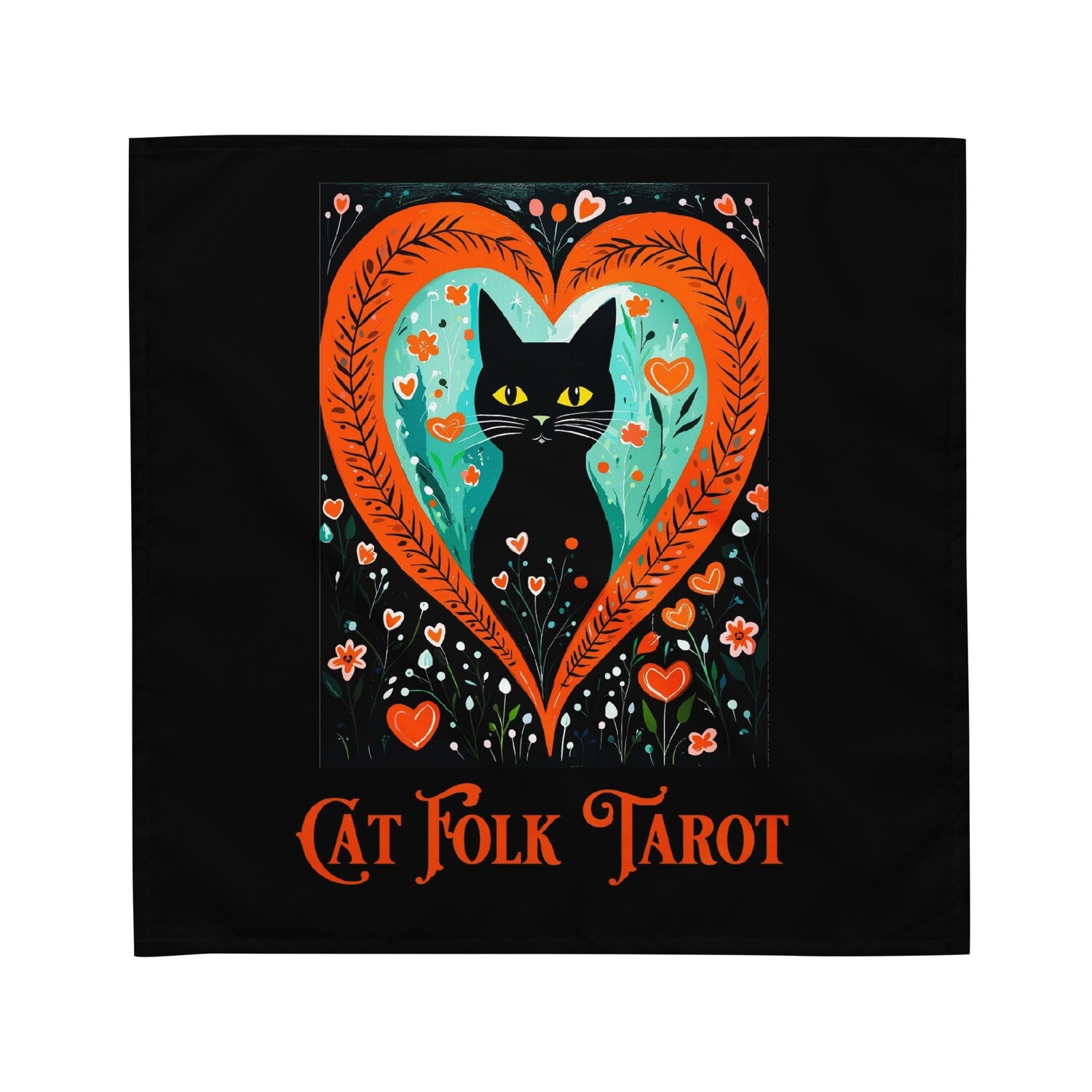 Tarot Cloth - Cat Folk Tarot