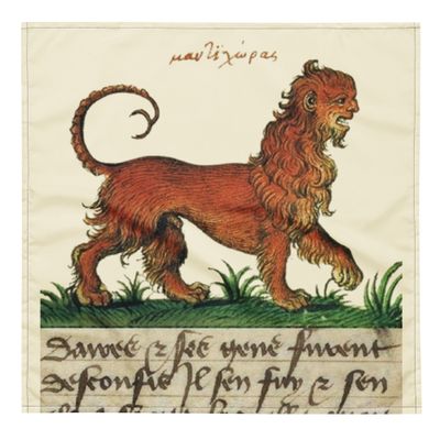 Tarot Cloth Manticore