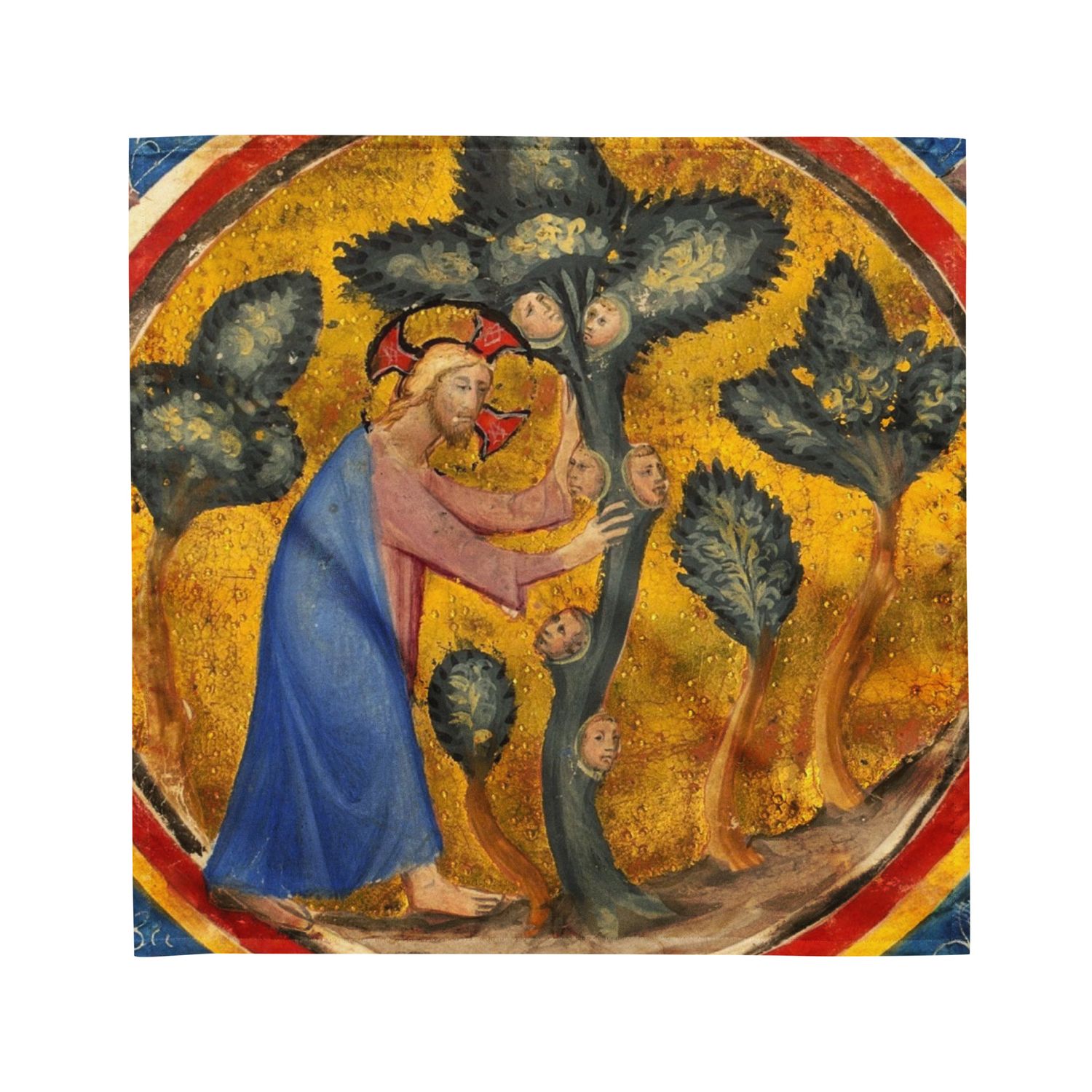 Tarot Cloth - Seven of Pentacles
