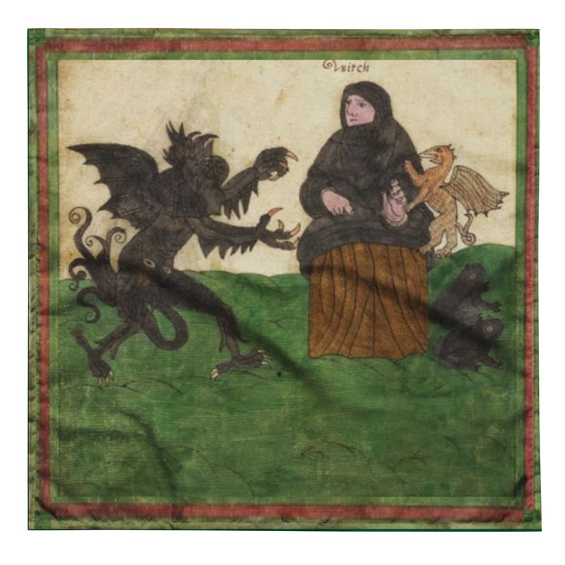 Tarot Cloth - Waiting for a Demon