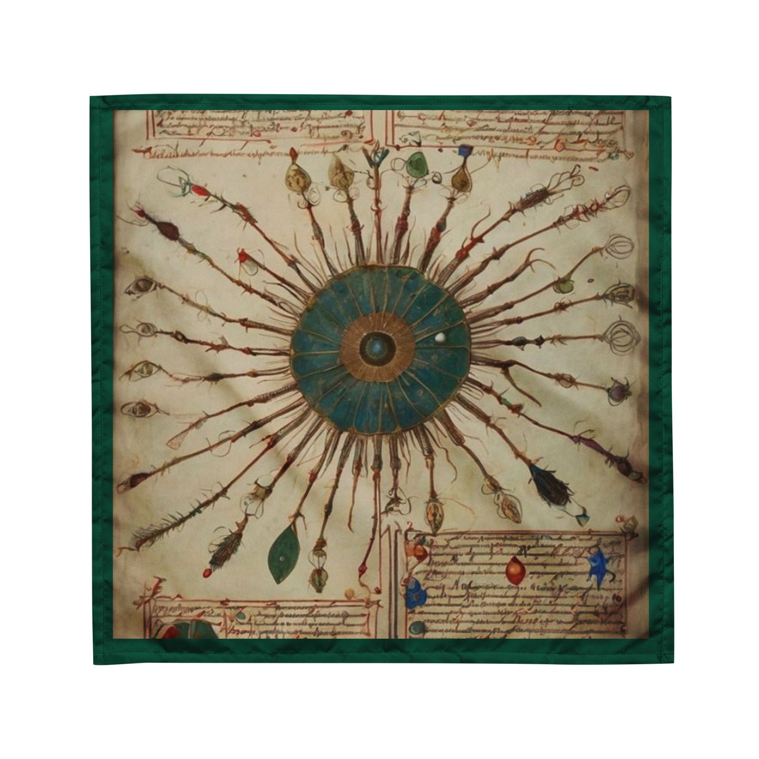 Tarot Cloth - Medieval Evil Eye