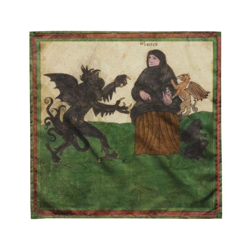 Tarot Cloth - Waiting for a Demon