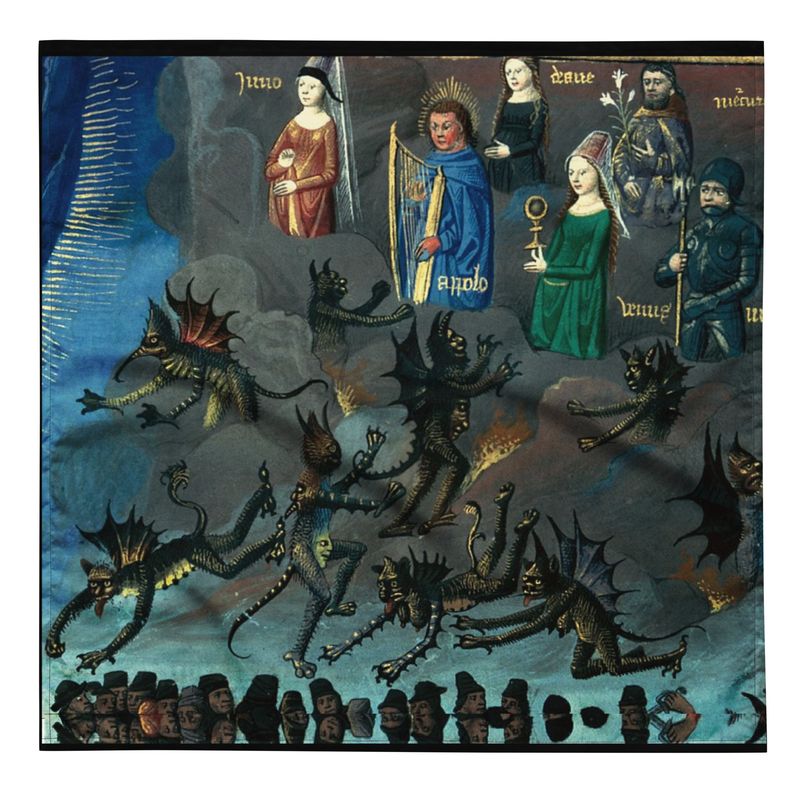 Tarot Cloth - 7 of Wands