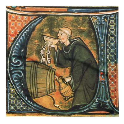 Tarot Cloth Drunk Monk