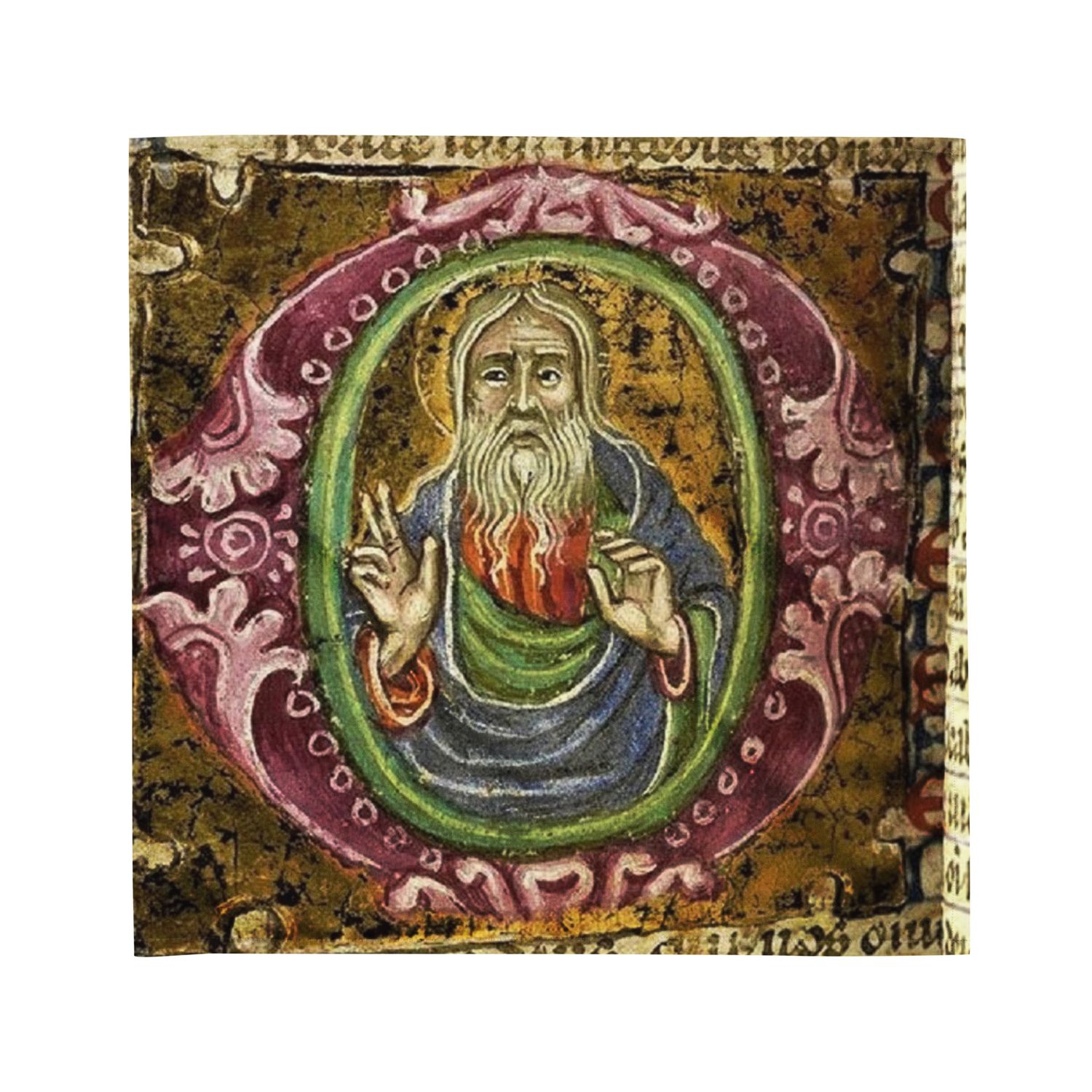 Tarot Cloth - Pink Peace Guy
