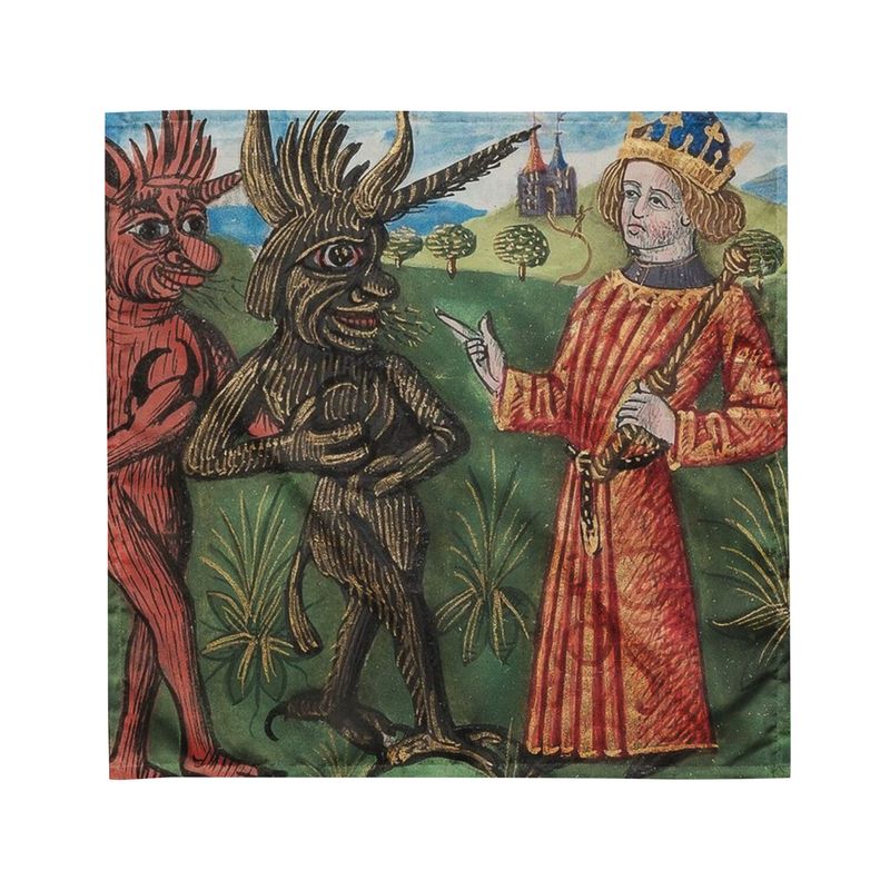 Tarot Cloth - Happy Demon
