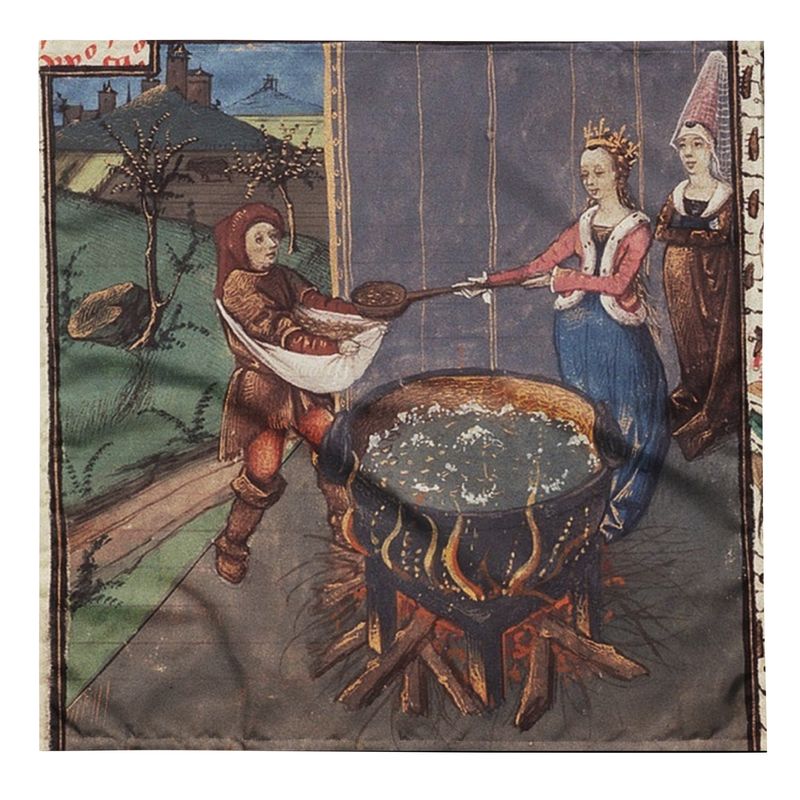 Tarot Cloth - Cooking over Fire