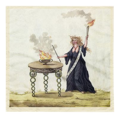 Tarot Cloth - The Witch