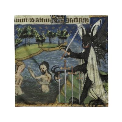 Tarot Cloth Five of Swords