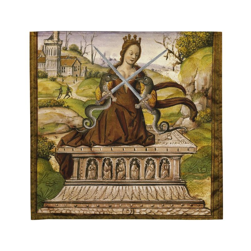 Tarot Cloth Two of Swords