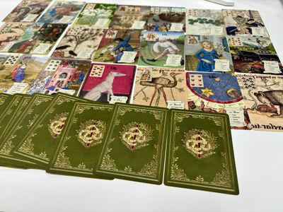 Medieval Oracle of Lenormand with Book