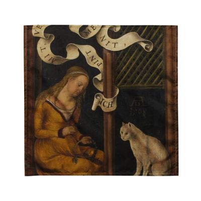 Tarot Cloth Page of Pentacles