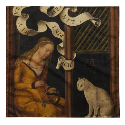 Tarot Cloth Page of Pentacles
