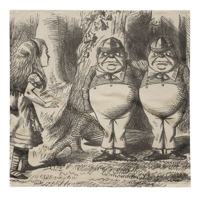 Reading Cloth - Asteroid Tweedledum &amp; Tweedledee