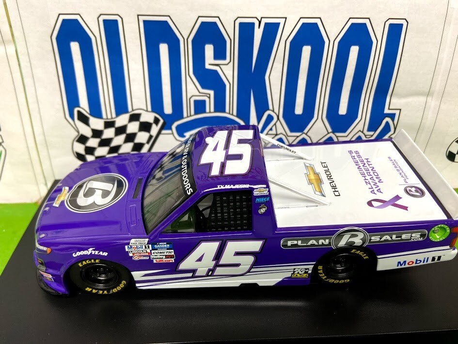 Ty Majeski #45 Plan B / Alzheimer&#39;s Awareness Month  Camping World Truck Series 2020 1:24 Scale