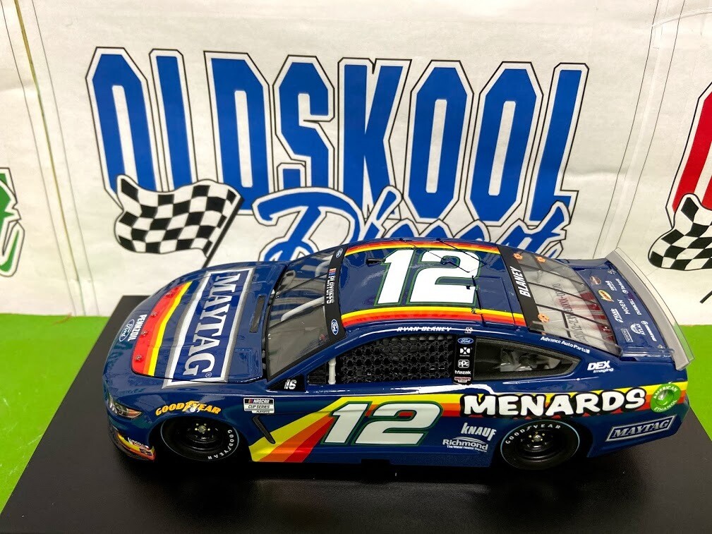 Ryan Blaney #12 Menards Maytag Darlington Throwback 2020 1:24 scale