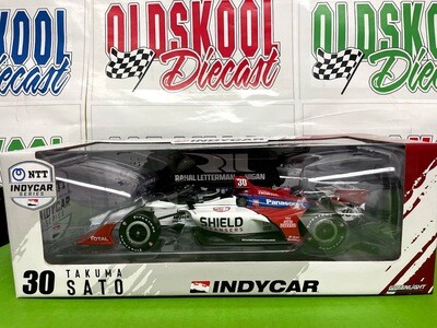 Takuma Sato #30 Shield Cleansers / Rahal, Letterman, Lanigan Racing NTT Indy Car Series 2021 1:18 Scale