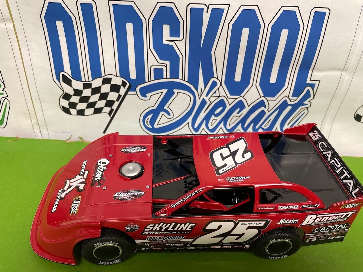 Shane Clanton #25 Late Model Dirt 2021 1:24 scale