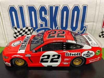 Joey Logano #22 Shell Pennzoil Darlington Throwback 2021 Lionel 1:24 Scale