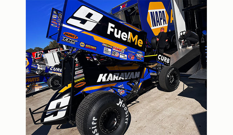 Kasey Kahne #9 Karavan / Fuel Me 2022 Winged Sprint Car 1:18 scale