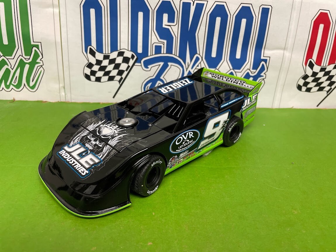Mason Zeidler #9Z (green) 2021 Late Model Dirt 1:24 scale