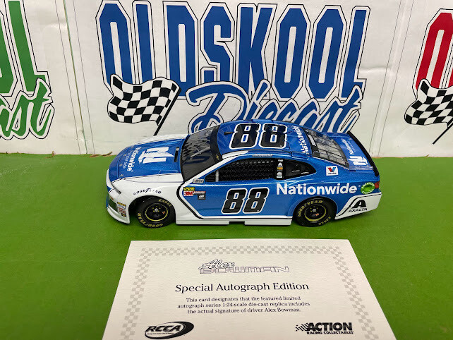 Alex Bowman #88 Nationwide Autographed 2018 1:24 scale