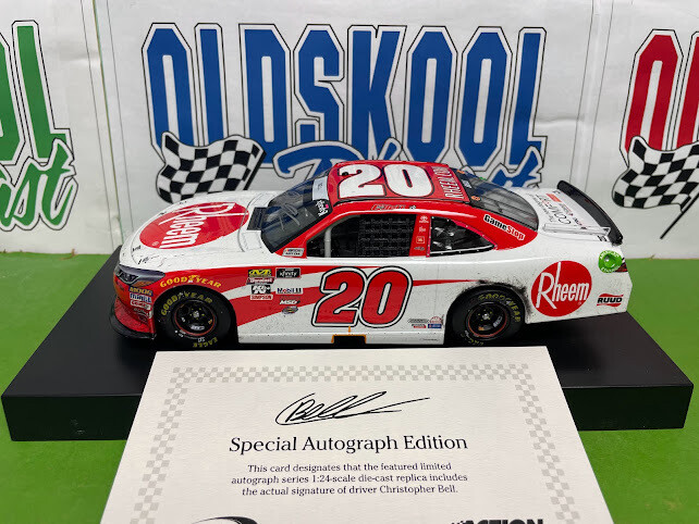 Christopher Bell #20 Rheem Richmond Win Autographed 2018 1:24 scale