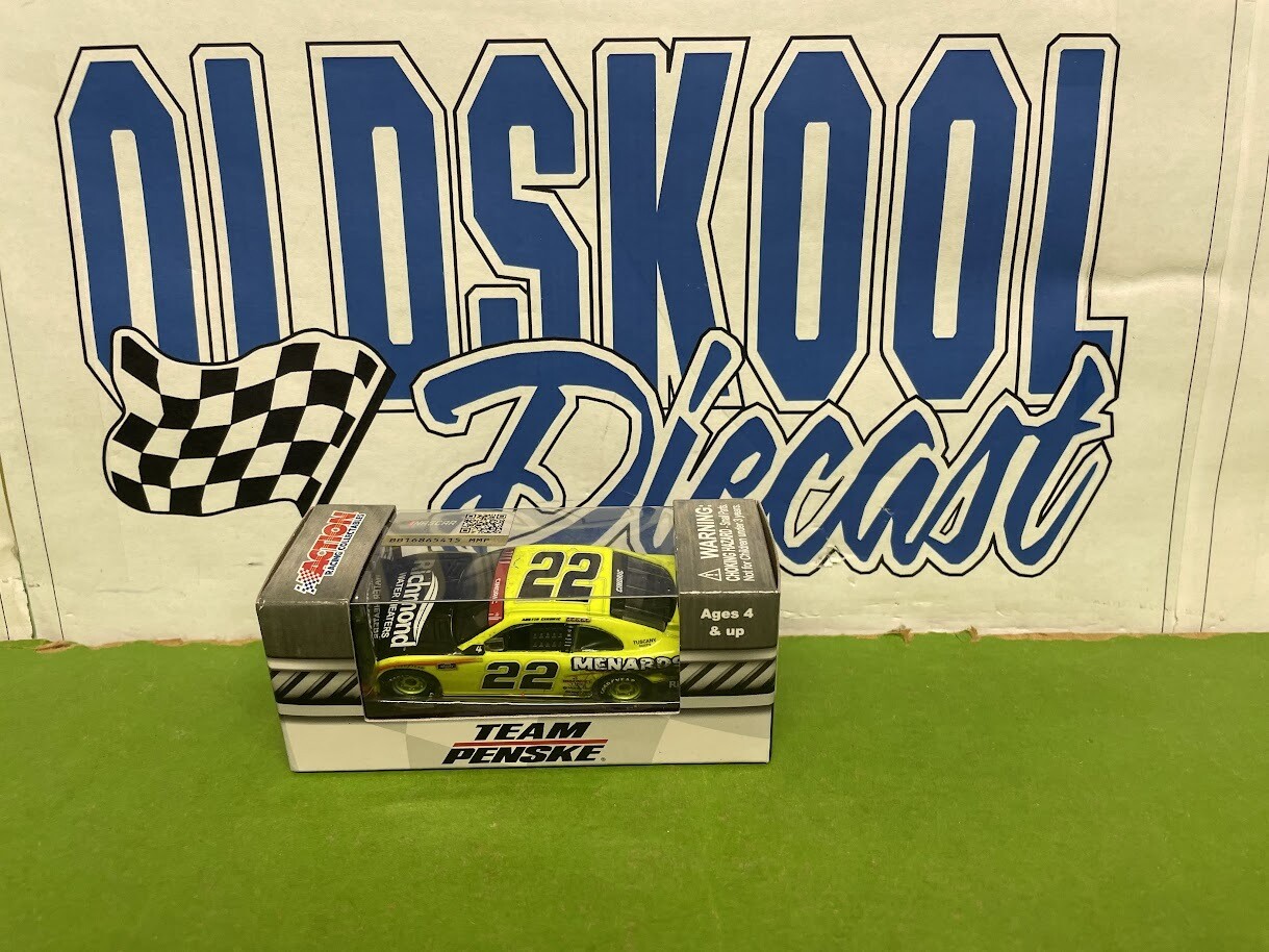 Austin Cindric #22 Menards Phoenix Win 2020 1:64 Xfinity