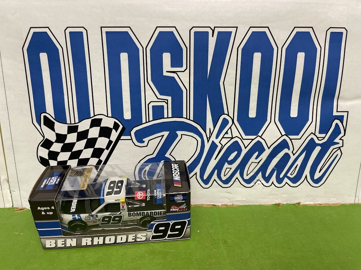 Ben Rhodes #99 2021 Bombardier Camping World Truck Series Champion 1:64