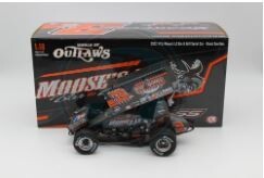 Brock Zearfoss #3z Moose&#39;s LX 2022 Winged Sprint Car 1:18 scale