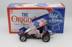 Lucas Wolfe #5w PBR Winged Sprint Car 1:18 scale 2022