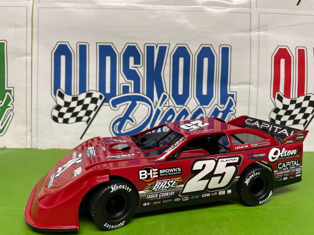 Shane Clanton #25 Late Model Dirt 2022 1:24 scale