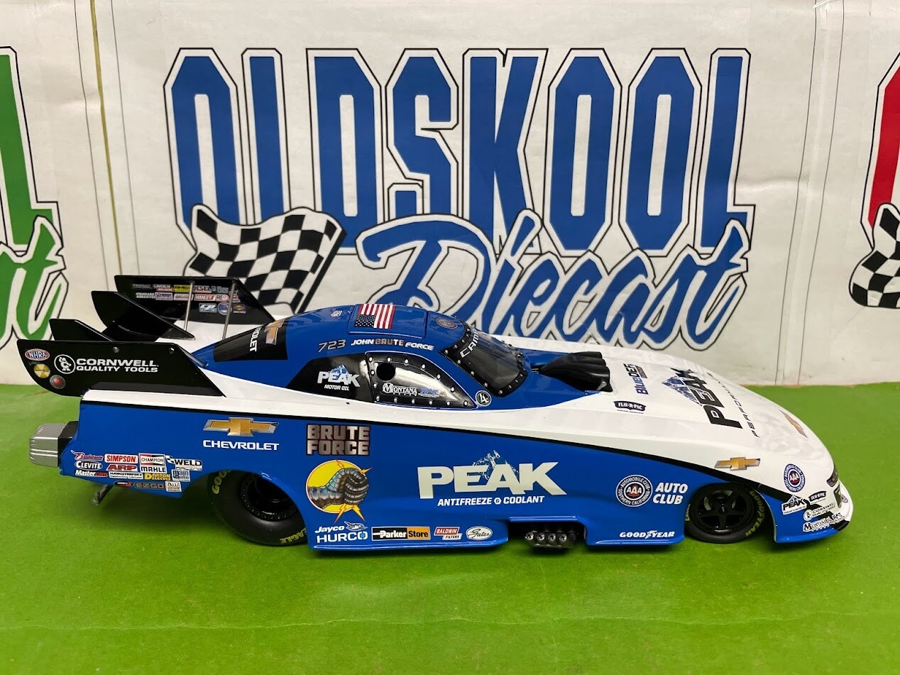 John Force 2021 Brute Force/ Peak Funny car 1:24 scale